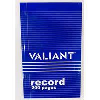 VALIANT Record Book | Premium Hardcover Notebook (200/300/500 Pahina) – Matibay na Kuwaderno sa Opisina at Eskuwelahan