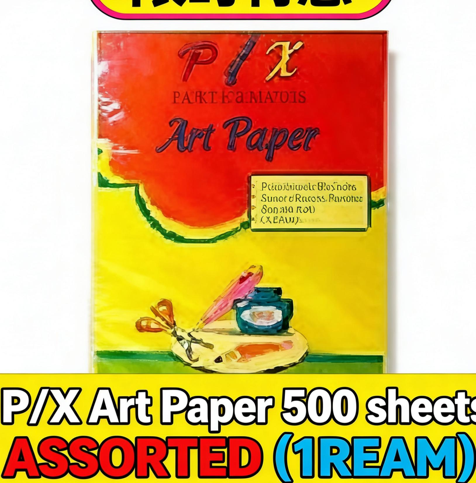 P/X Art Paper 500 Sheets Assorted Colors 1 Ream Premium Art Paper School Office Supplies Best Seller PH
