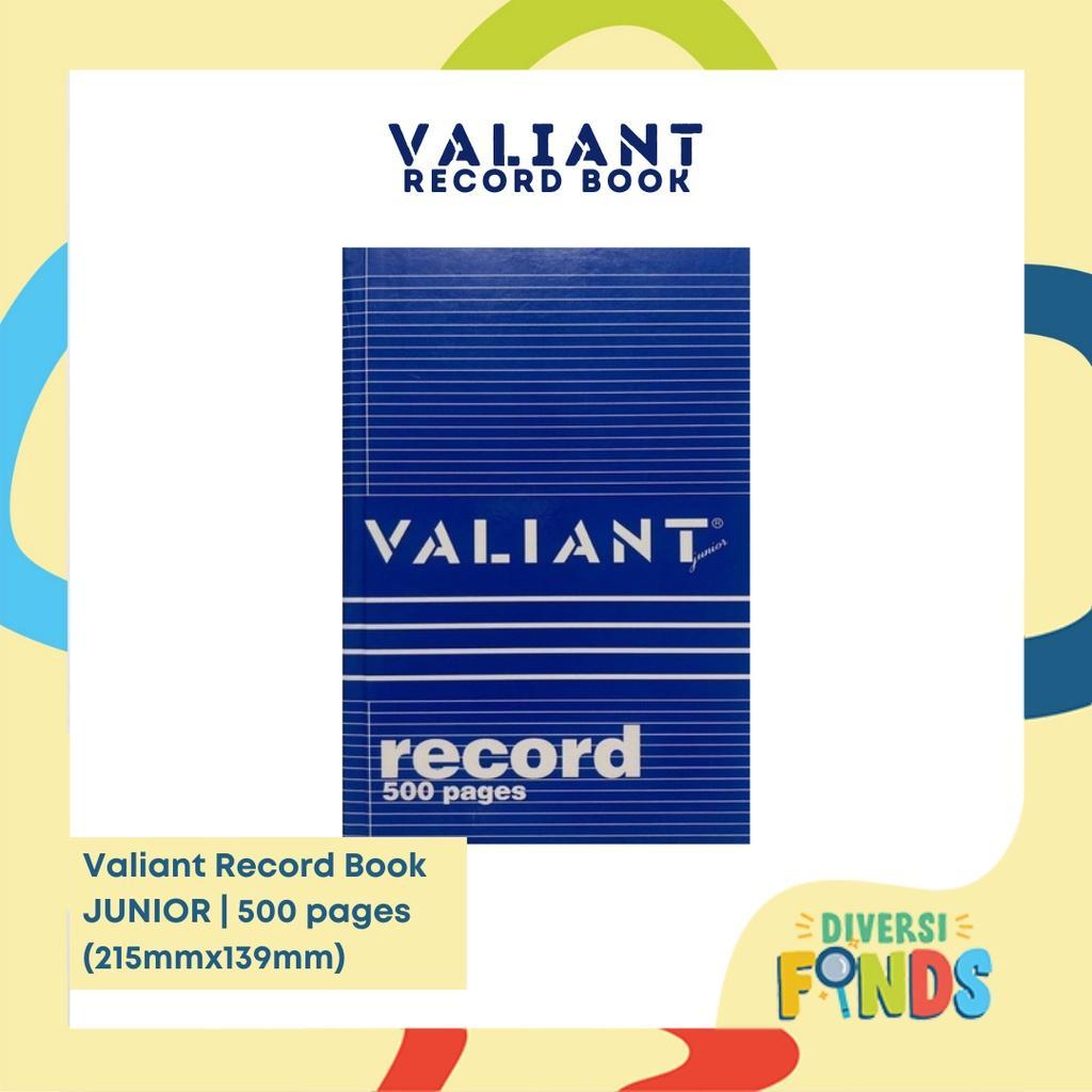 VALIANT RECORD BOOK STANDARD SIZE AVAILABLE 150PAGES, 200PAGES, 300PAGES, 500PAGET