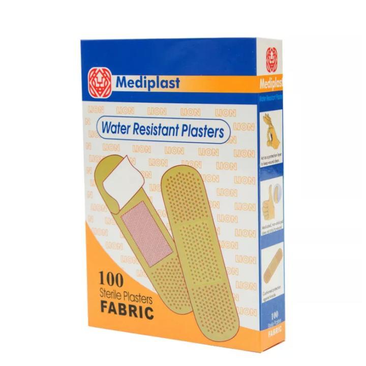 1/5-Box Mediplast BAND AID x100pcs PLASTERS 1 BOX Water Resistant Band Aid