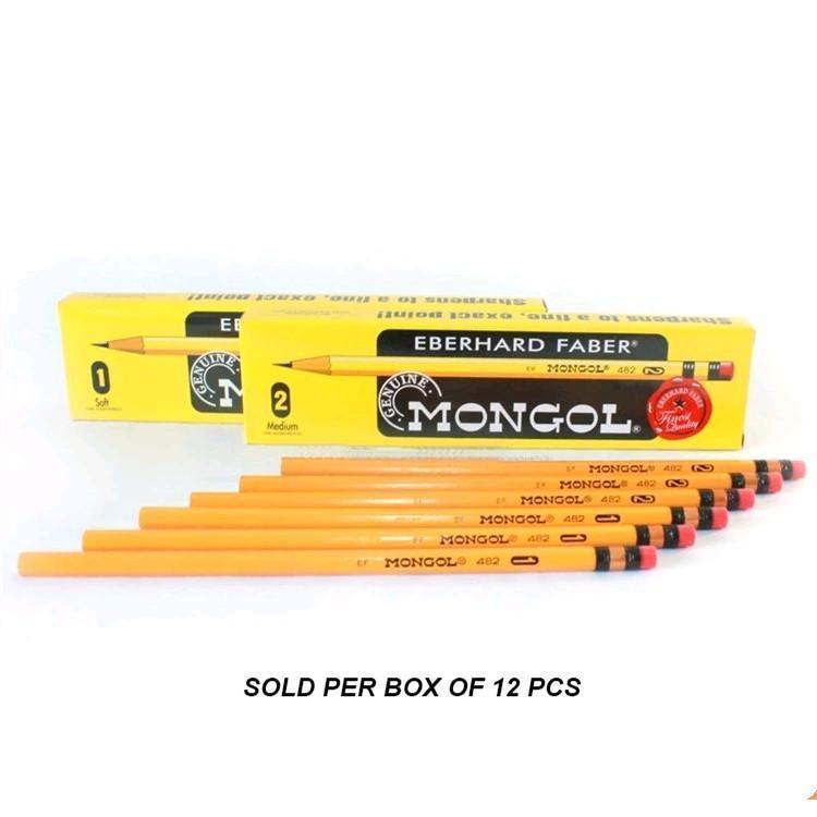 【COD Available】Mongol #1-3/XL Wooden Pencils 12-Pack | Pre-Sharpened, Break-Resistant | School/Office/Exams
