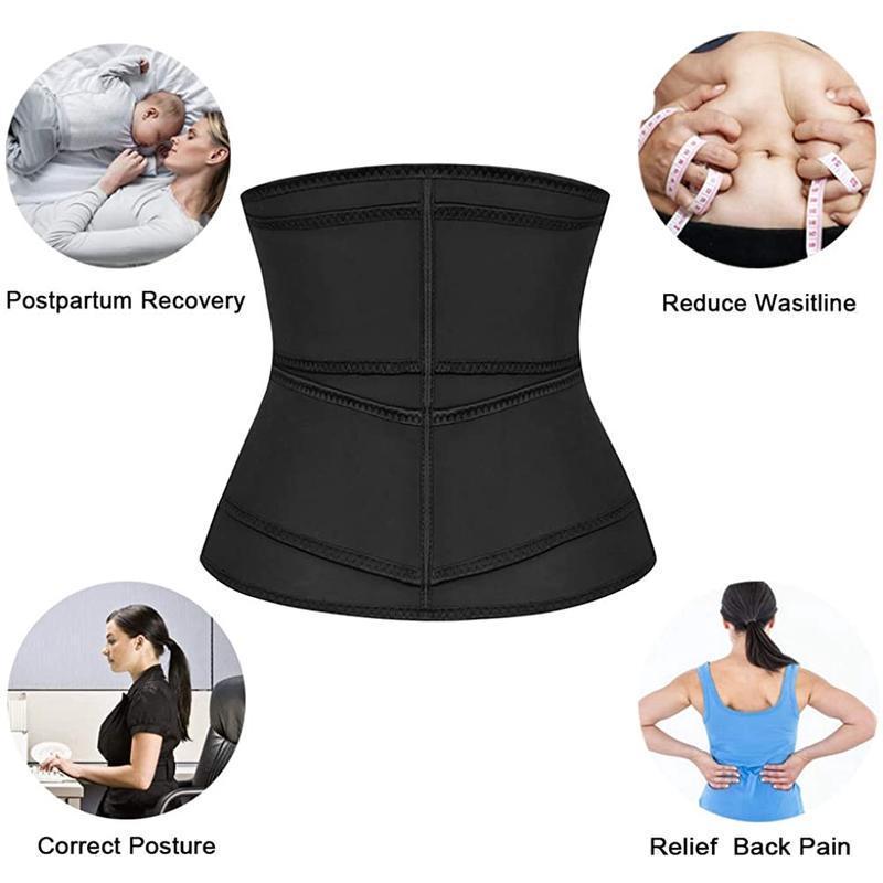 MCY Pambabae WAIST Trainer Corset Trimmer Belt / Compression Body Shaper Cincher para sa Pababang Timbang ng Babae / Sauna Sweat Workout Fitness Sport Girdle Belt