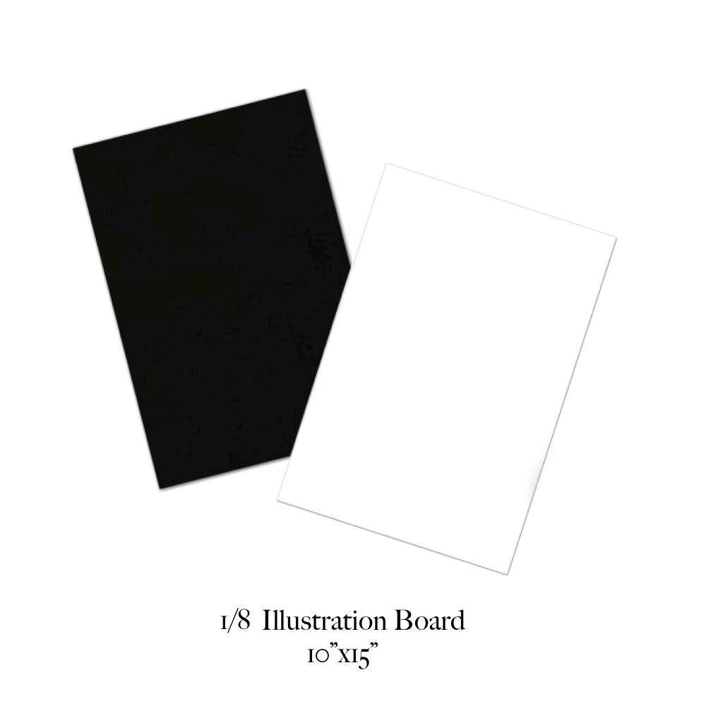 50PCS/BUNDLE ILLUSTRATION BOARD 1/8 1/4 1/2 ARTIST QUALITY 10"x15" FOR DRAWING AND PAINTING