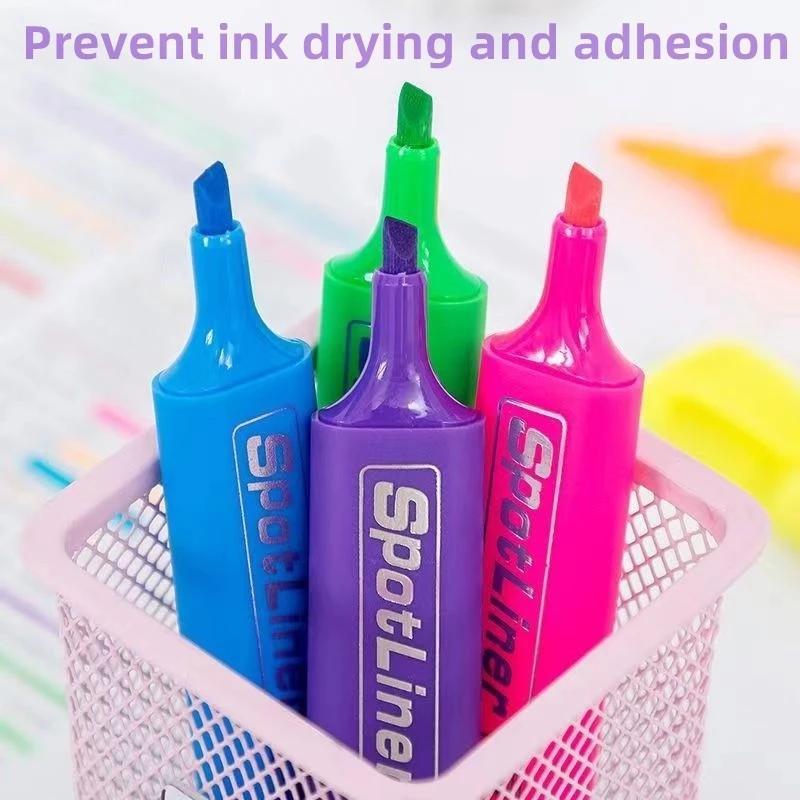Color highlighter pen Set Candy-colored school office supplies stationery marker highlighting marker