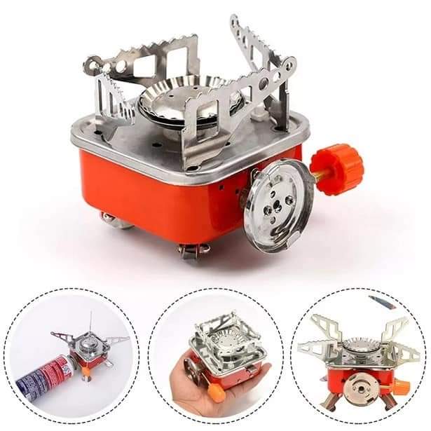 K-202 NAVI Portable Stove, Stainless Steel and Aluminum Alloy Burner for Picnic, Barbecue, Mountaineering, and Fishing