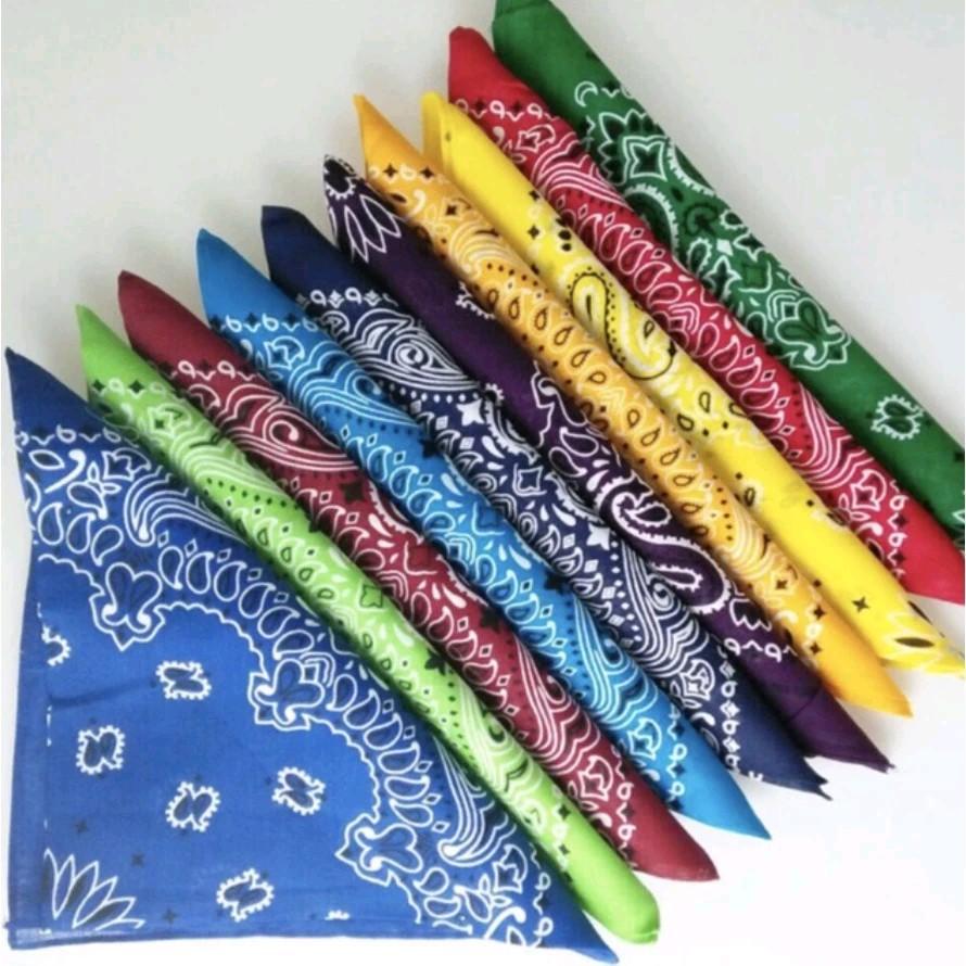 New multi-functional silk scarf, can be used as a scarf bandana, blind box 12 colors, not repeated every day