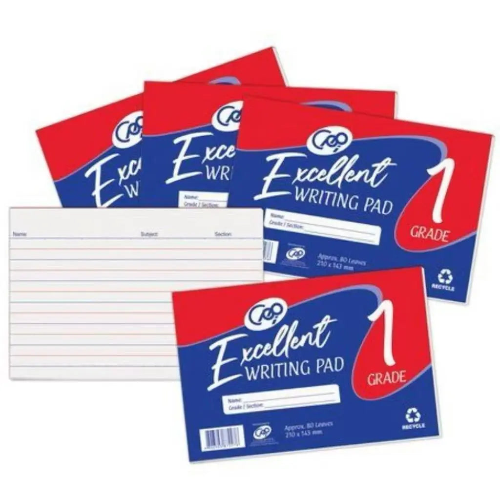 MAGANDA Grade 1-6 Writing at Intermediate Pad 10-Piraso | Kumpletong Set ng Kuwaderno sa Paaralan