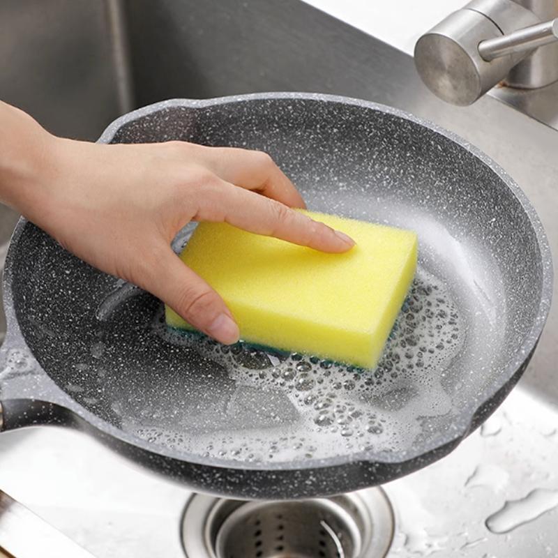 [Buy1 Take1 ]High-density Dipped Double-Sided Dishwashing Sponge Kitchen Cleaning Sponge