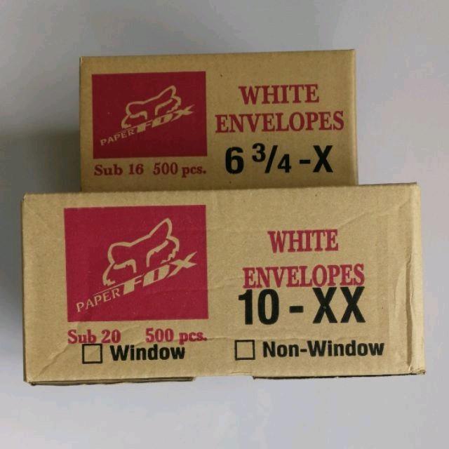 【WHOLESALE PRICE】500PCS White Envelopes ✨ Long & Short Sizes | Perfect for Business, Mailing & Events | Cash on Delivery (COD)