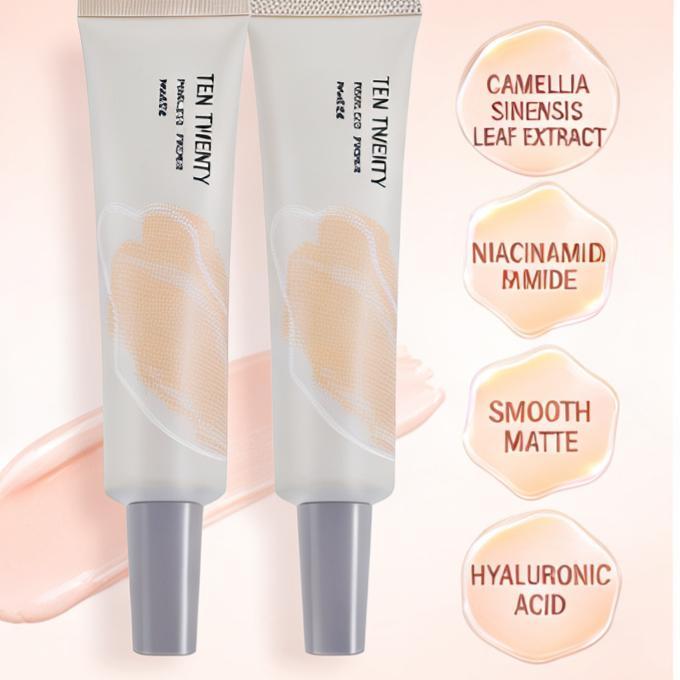 TENTWENTY Pore Minimizing Matte Primer | Smooth Skin & Extend Makeup Wear Silky Oil Control Cosmetic