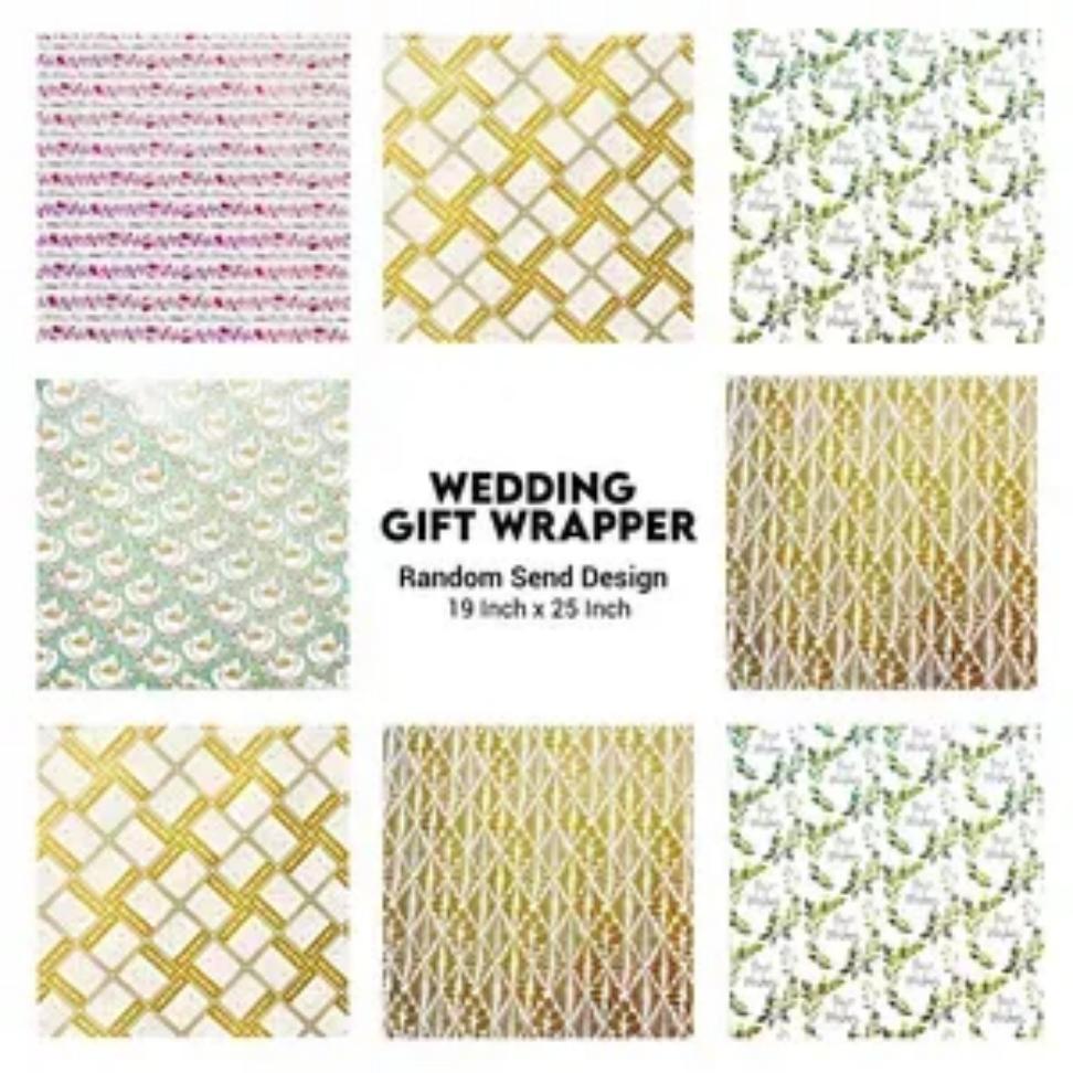 FCI Gift Wrapper（Wedding / Birthday / All Occasion）10/20/50PCS