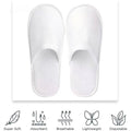Terry-cloth na Bukas at Nakasarang Toe na Pang-hotel na Tsinelas, Pang-spa na Sapatos, Disposable na Portable na Pang-bahay na Tsinelas