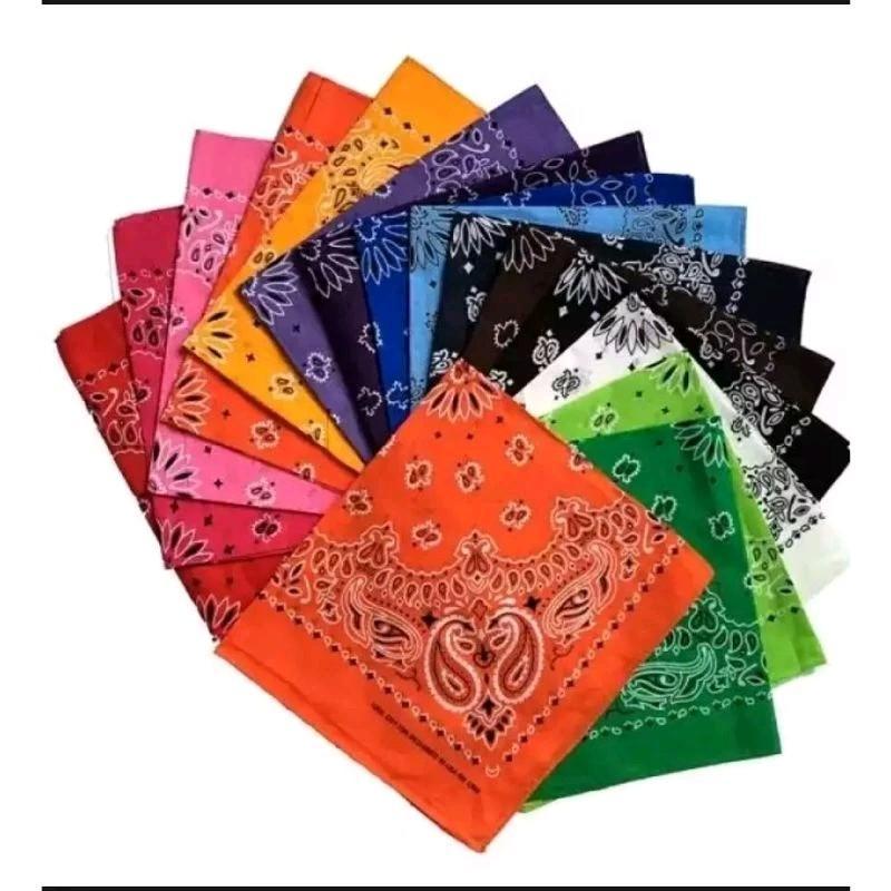 New multi-functional silk scarf, can be used as a scarf bandana, blind box 12 colors, not repeated every day