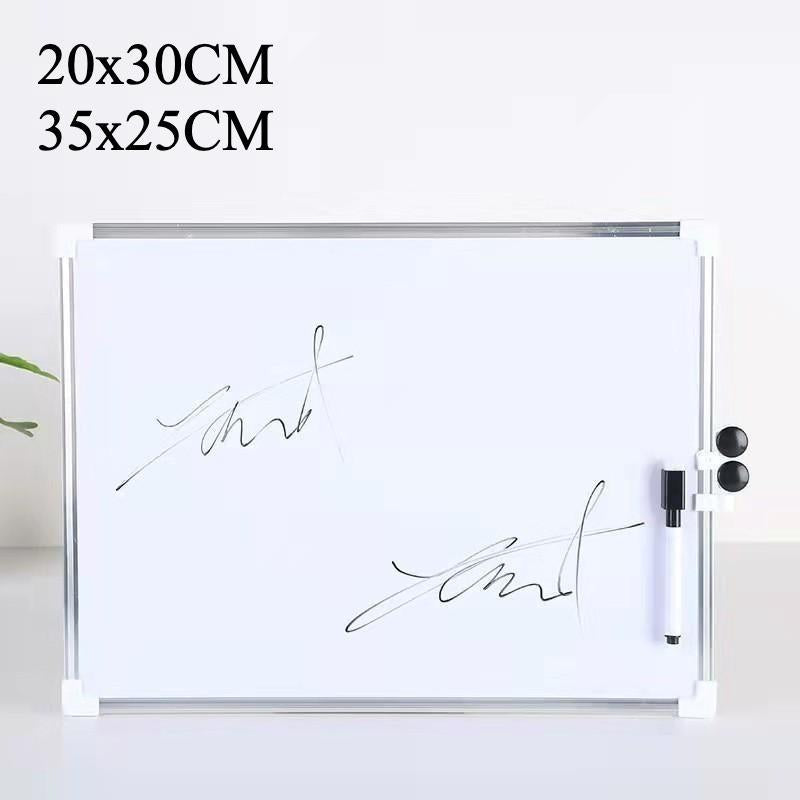 Magnetic Whiteboard Wall Mounted - 8x12 & 10x14 Pulgadas (20x30 ) - Space Saving Dry Erase Board para sa Bahay, Opisina, Silid-Aralan - Kasama ang Clipboard Feature
