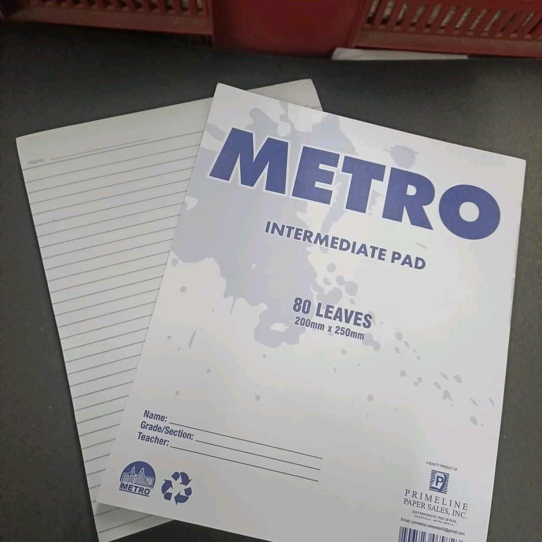 10PAD INTERMEDIATE PAD PAPER FOR GRADE 5,6 AND HIGHSCHOOL