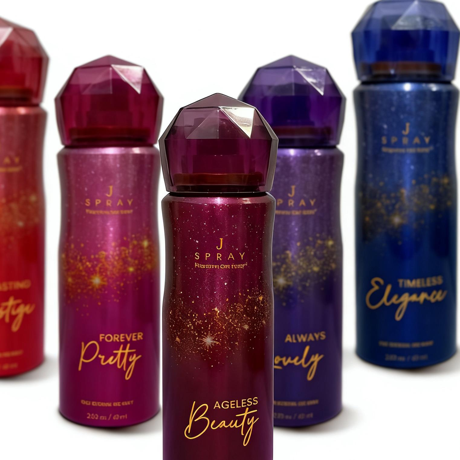 J SPRAY Premium Perfume Spray 60ml – Pangmatagalang Pabango para sa Babae (Iba't ibang Amoy) Best Seller PH