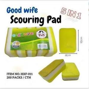 Multi-Purpose Cleaning Sponge Scouring Pad Heavy Duty for Kitchen Dish Pan Pot Cleaning