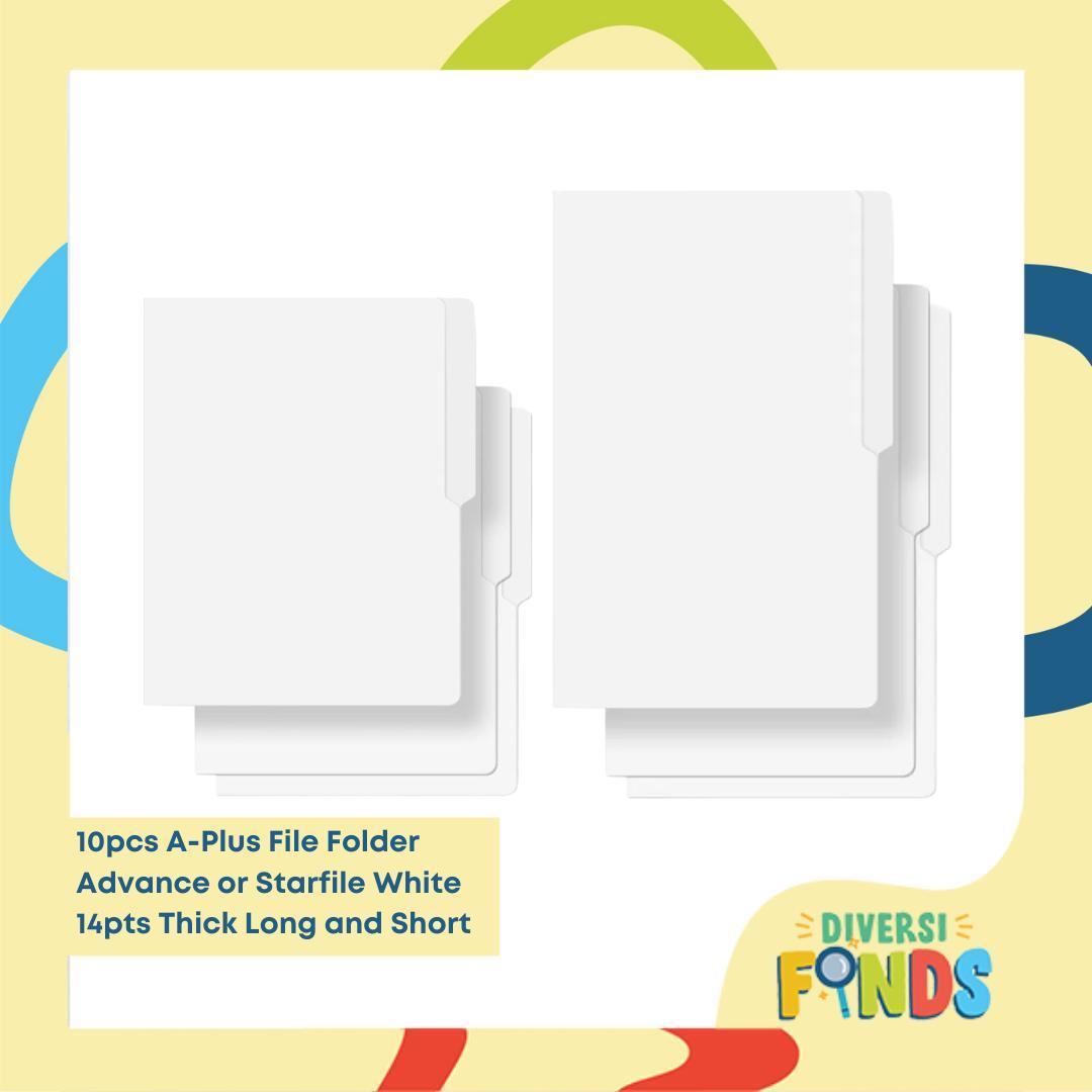 Random Brand 14pt Paper Folders (Short/Long, 100pcs)