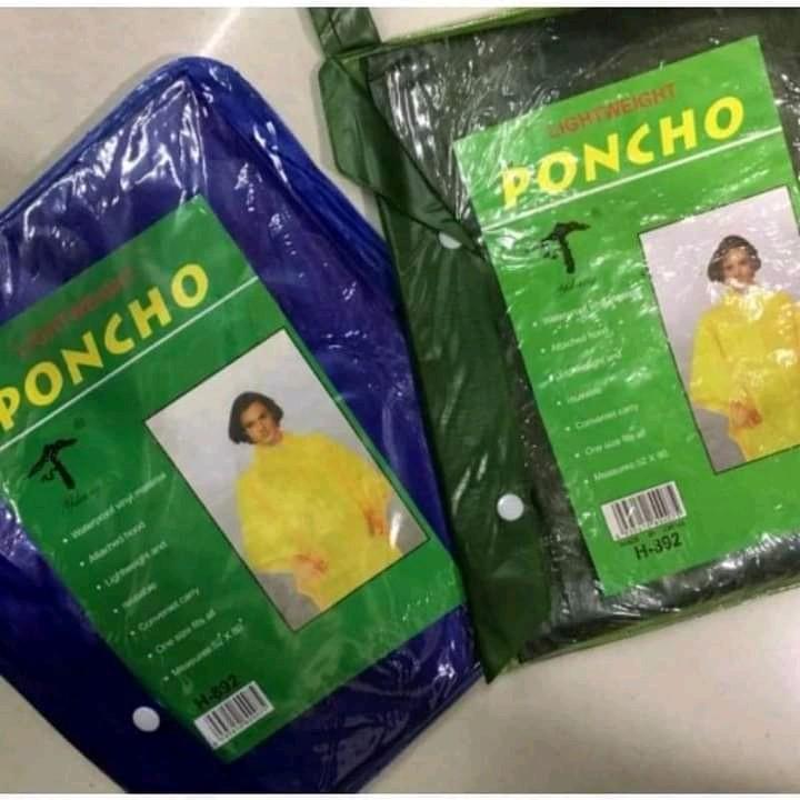 【COD】#892 Lightweight Unisex Rubberized Poncho | Waterproof, Quick-Dry | Outdoor Rainwear