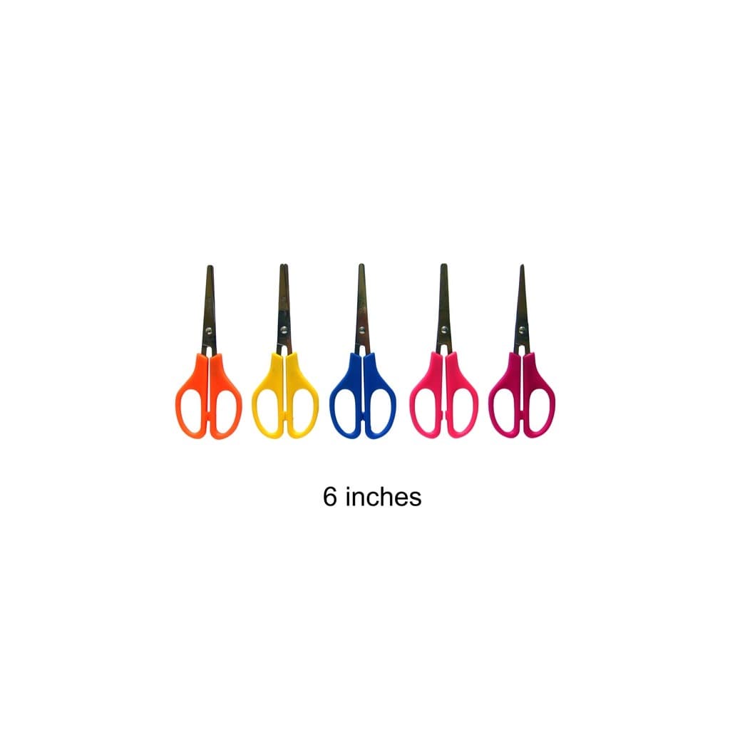 12pcs Assorted Scissors School Supplies Stationery Paper Scissors [ Small , Medium , Large]