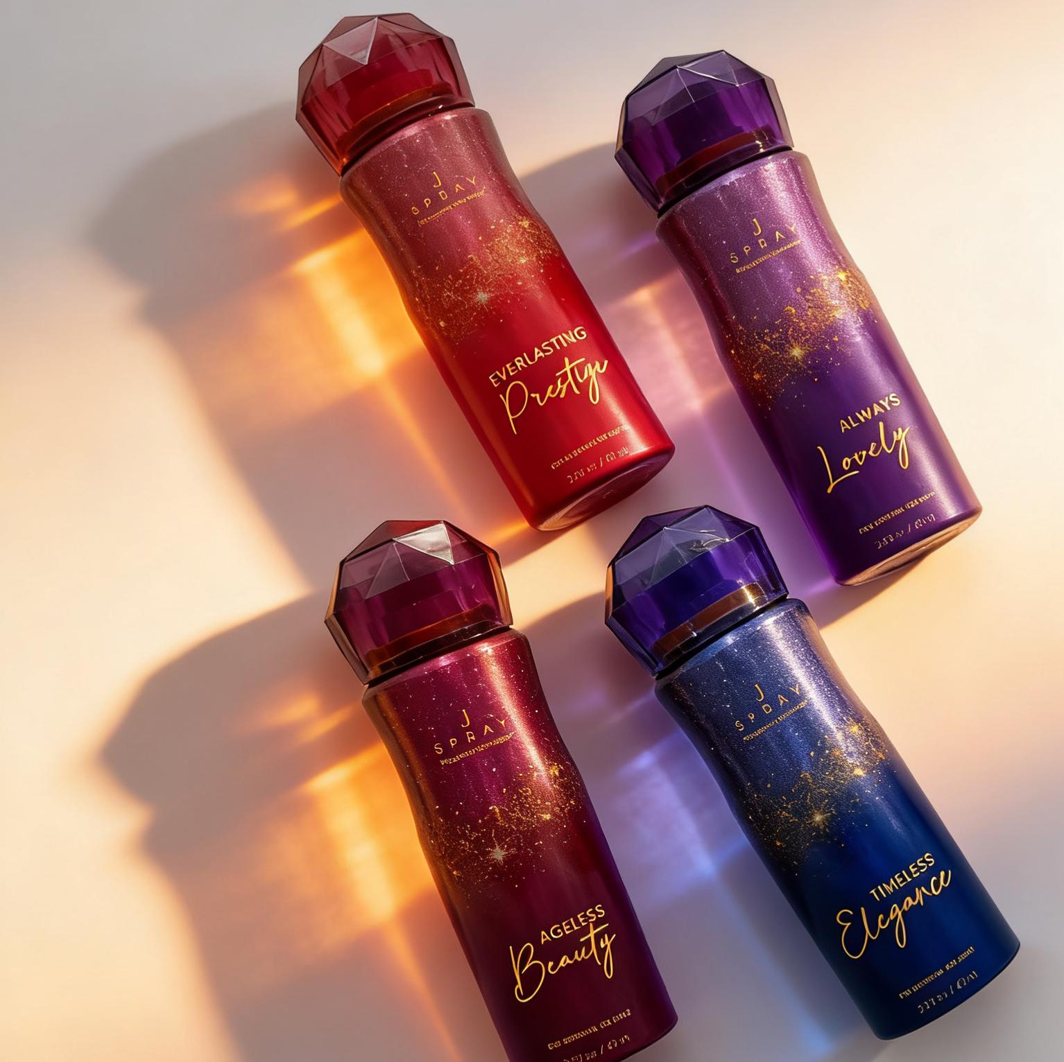 J SPRAY Premium Perfume Spray 60ml – Pangmatagalang Pabango para sa Babae (Iba't ibang Amoy) Best Seller PH