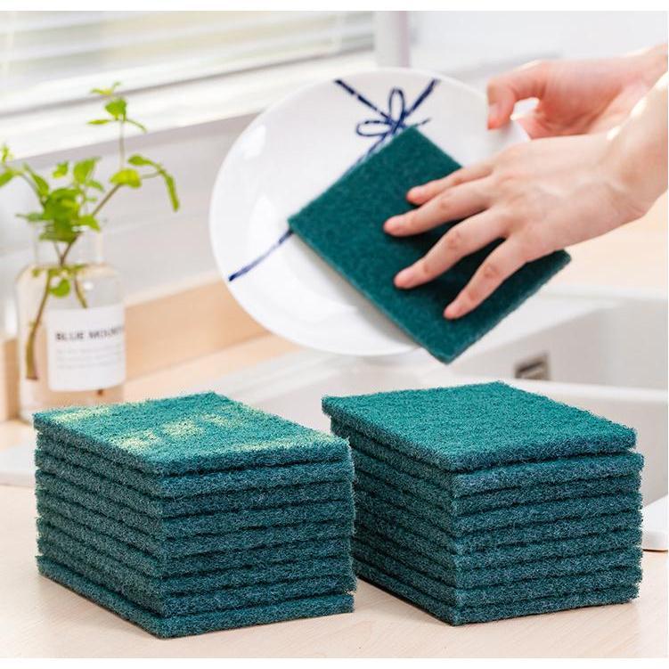 【10PCS/pack】ORIGINAL DINOSAUR HEAVY DUTY SCOURING PAD Kitchen cleaning supplies for washing dishes and pots