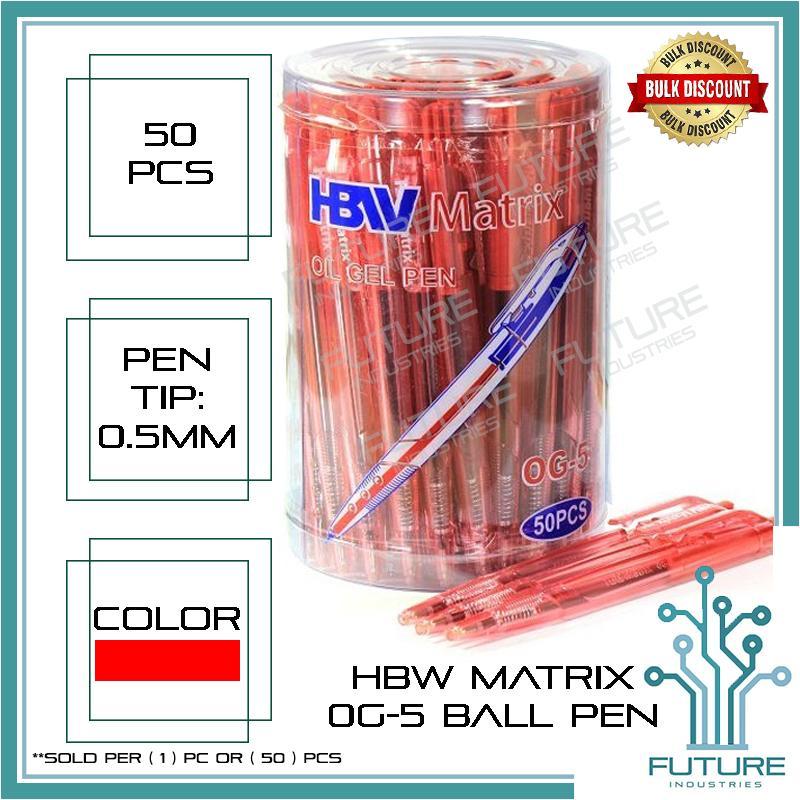 【12/50PCS】BNESOS HBW 2000 Ballpen ✨ 0.7mm Ultra-Smooth Writing | School & Office Approved | Black/Blue/Red | Long-Lasting Ink, Durable Design | Perfect for Students & Professionals