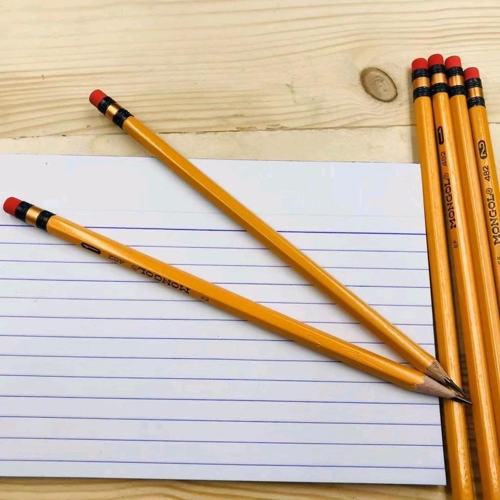 【COD Available】Mongol #1-3/XL Wooden Pencils 12-Pack | Pre-Sharpened, Break-Resistant | School/Office/Exams