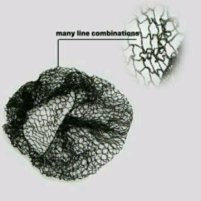 Disposable Elastic Hair Net, Breathable Non-Woven Hairnet para sa Pagkain, Salon, Clean Room, at Pang-araw-araw na Paggamit