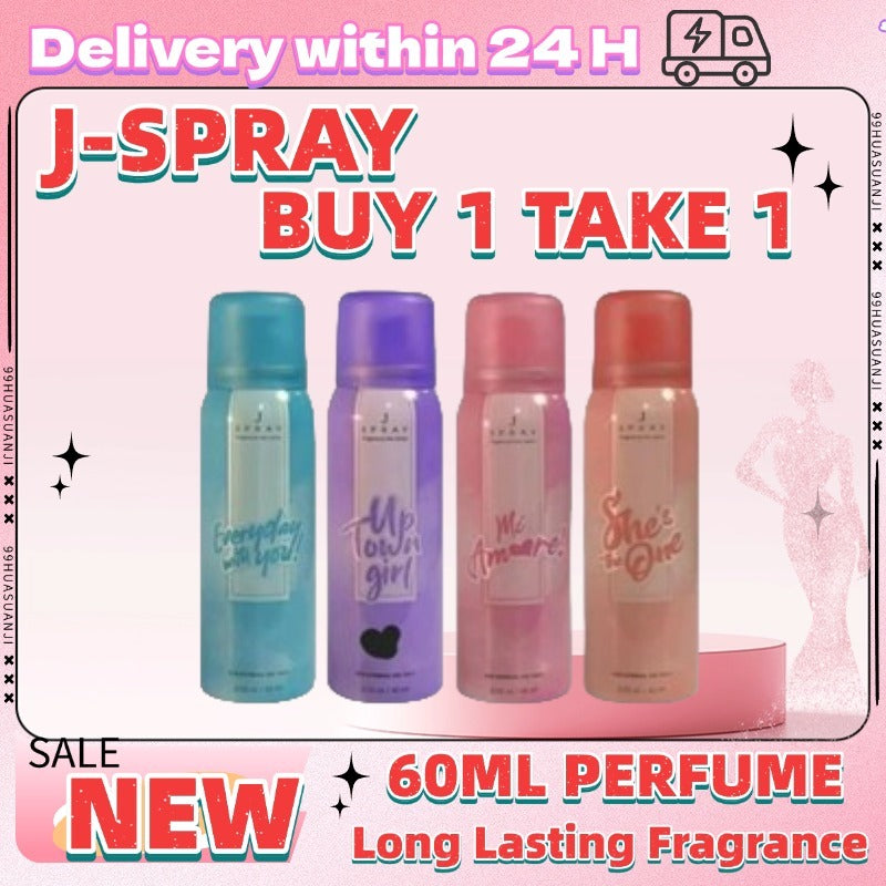 【COD】NEW J-SPRAY DEO FRAGRANCE FOR WOMEN 60ML PERFUME