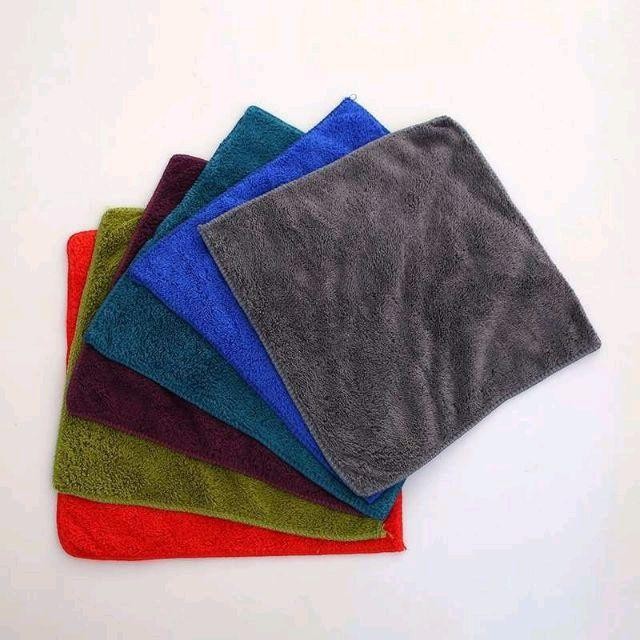 【COD】FACE TOWEL MICROFIBER TEXTURE SUPER ABSORBENT 1-PACK 12-PCS