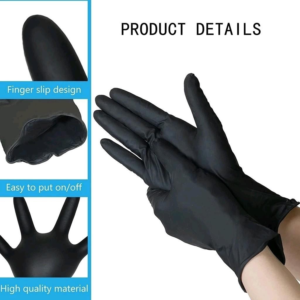 【COD】SURGICAL GLOVES VINYL NITRILE DISPOSABLE GLOVES 100PCS PER BOX AVAILABLE SIZE MEDIUM , LARGE