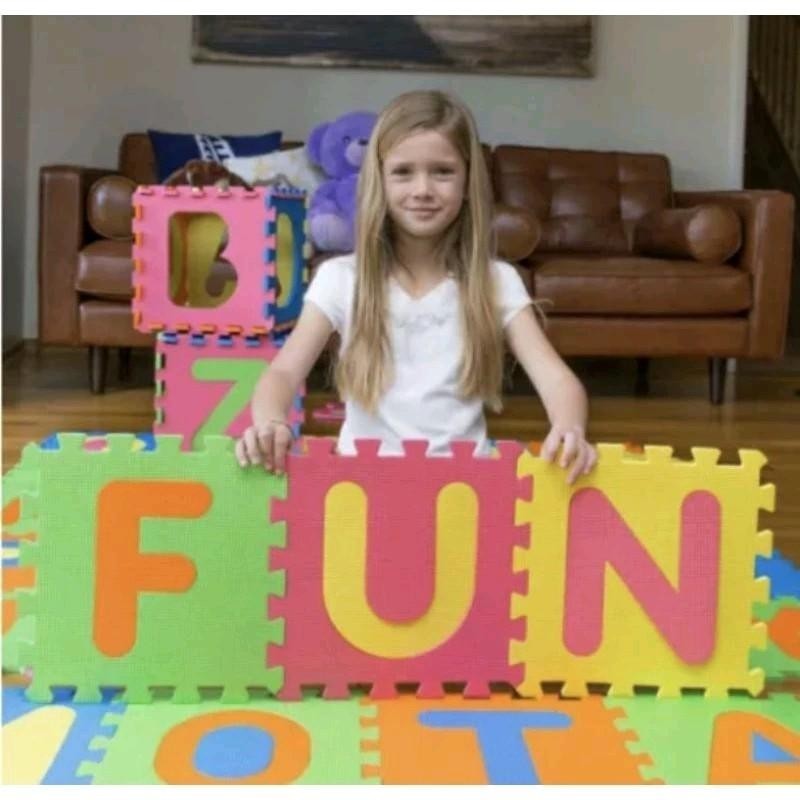 10Pcs Puzzle Mat Numbers Alphabet EVA Play Mat Baby ABC Foam Learning Walking Mat
