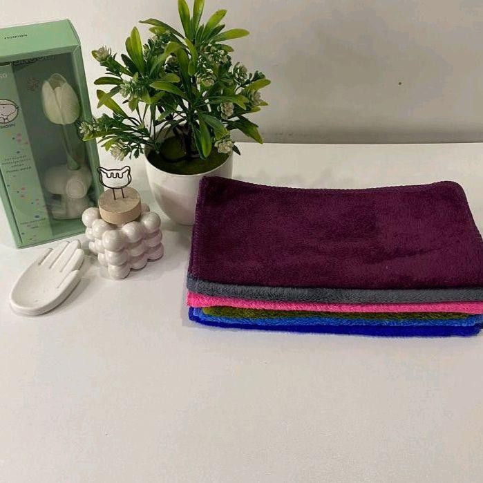 【货到付款】超细纤维超强吸水面巾 12条装