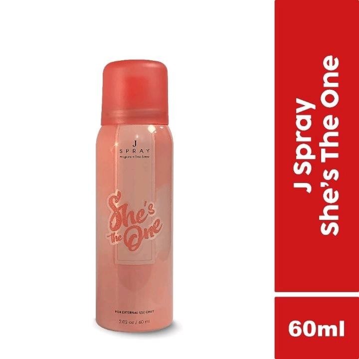 【货到付款】新款 J-SPRAY 女士香体喷雾 60ML 香水