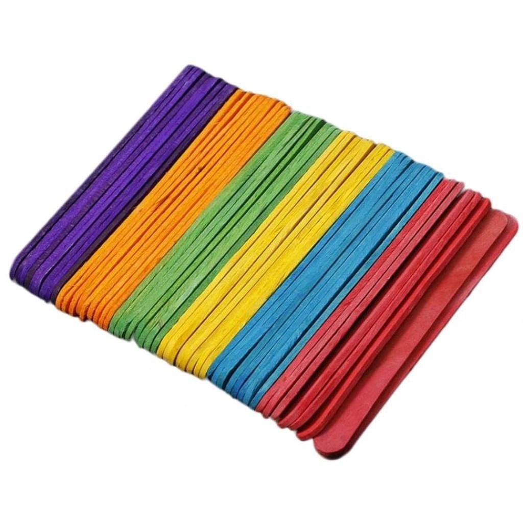 Wooden Popsicle Stick Stationary For DIY Crafts Ice Cream Sticks Arts And Crafts 50pcs per pack