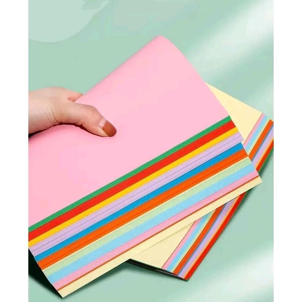 【COD】PAPERBOY COLORED PAPER 80GSM 250SHEETS PER REAM 8.5 X 11 SIZE SPLASH Colored Bond Paper