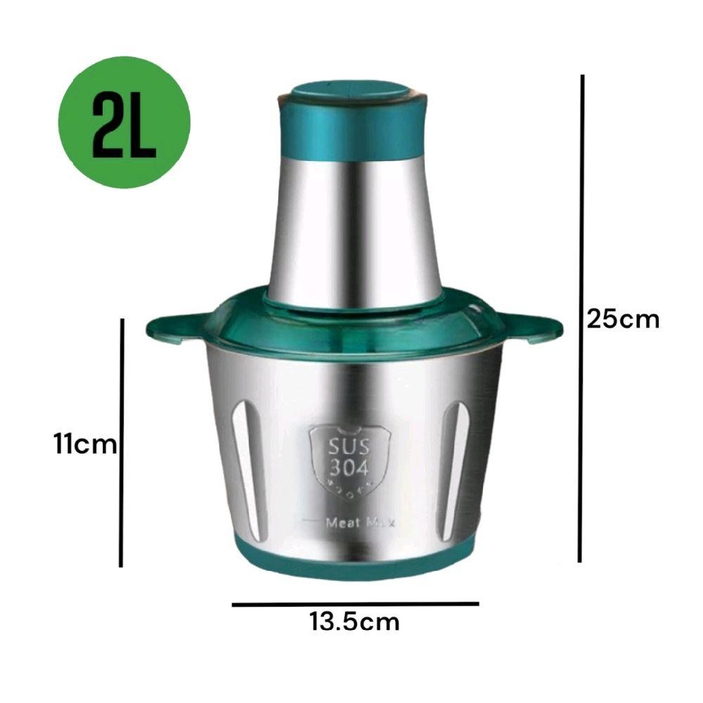 【COD】2L Stainless Steel Electric Meat Grinder Food Processor