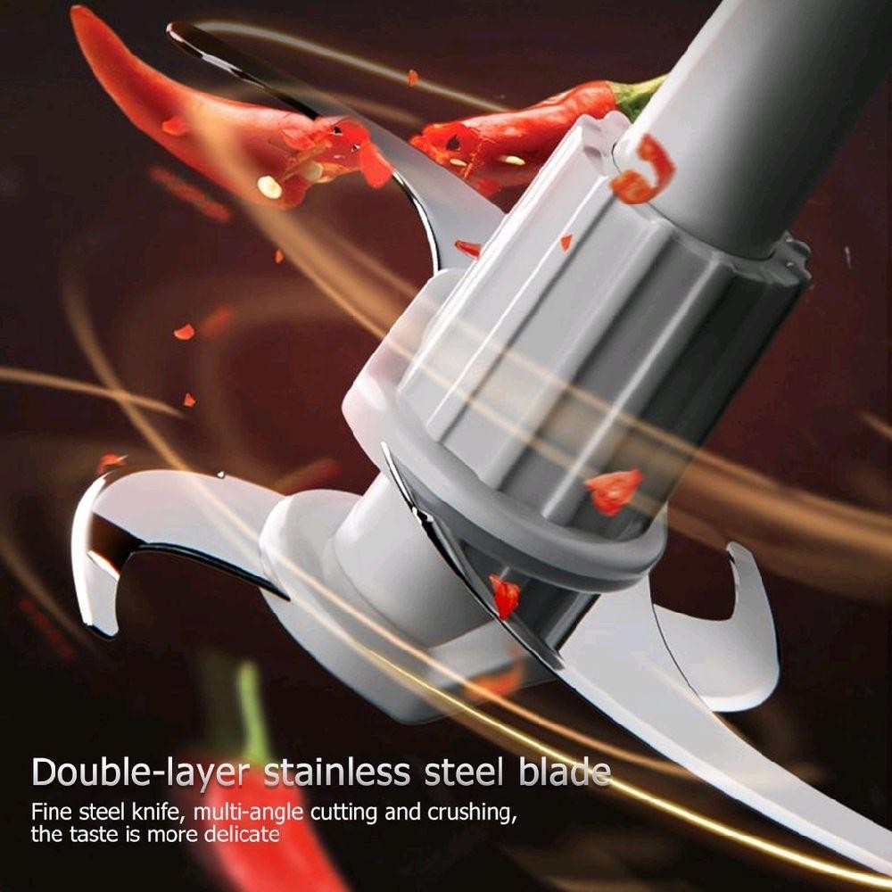 【COD】2L Stainless Steel Electric Meat Grinder Food Processor