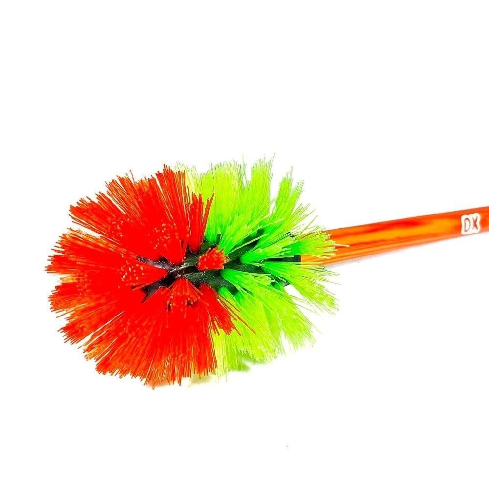 12PCS Toilet Brush Long Wooden Hard Bristles Cleaning Bathroom Scrub With Handle