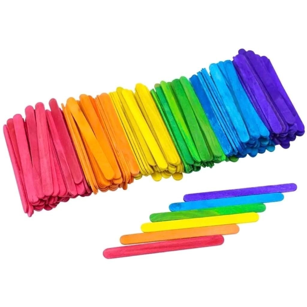 Wooden Popsicle Stick Stationary For DIY Crafts Ice Cream Sticks Arts And Crafts 50pcs per pack