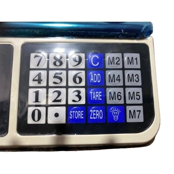 (40kg) Commercial Electronic LCD Digital Price Computing Weighing Scale for Food Fruits and Meats