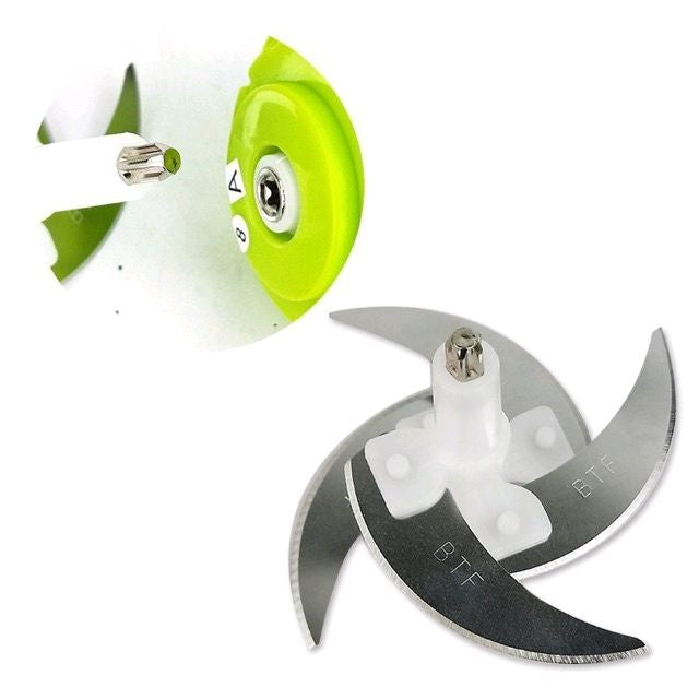 【COD】2L Plastic Multifunction Electric Kitchen Chopper Food Meat Grinder Green Color