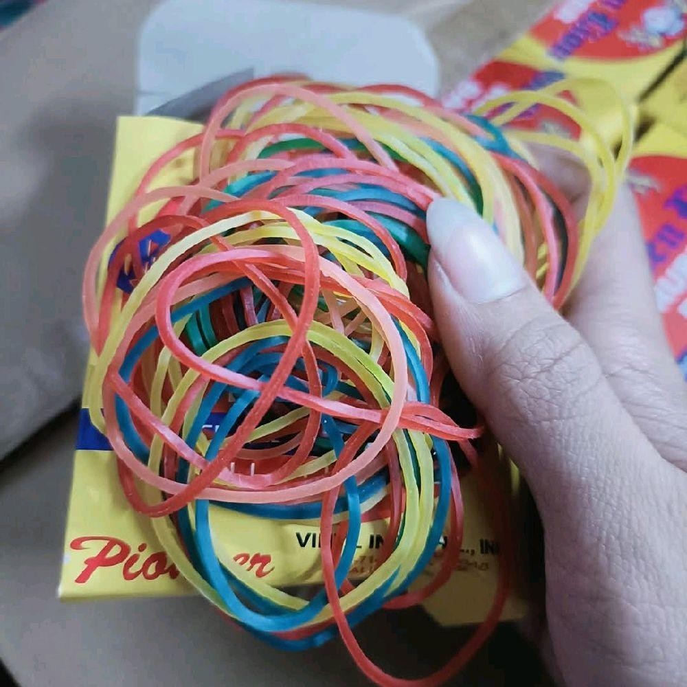 12 Box Quality Rubber Bands Approx 30g Golden Lion Assorted Colors Multi-Purpose Rubberband Band
