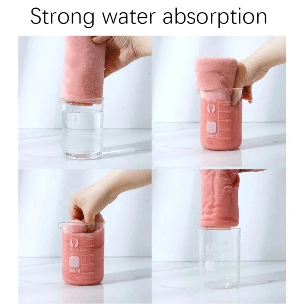 【COD】Gift Towel Set 3 in 1 Bath Towel Microfiber Coral Velvet Water Absorption Towels With Gift Box