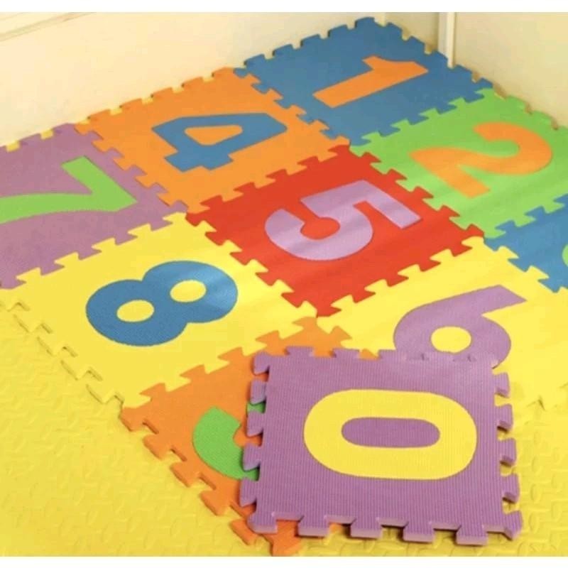 10Pcs Puzzle Mat Numbers Alphabet EVA Play Mat Baby ABC Foam Learning Walking Mat