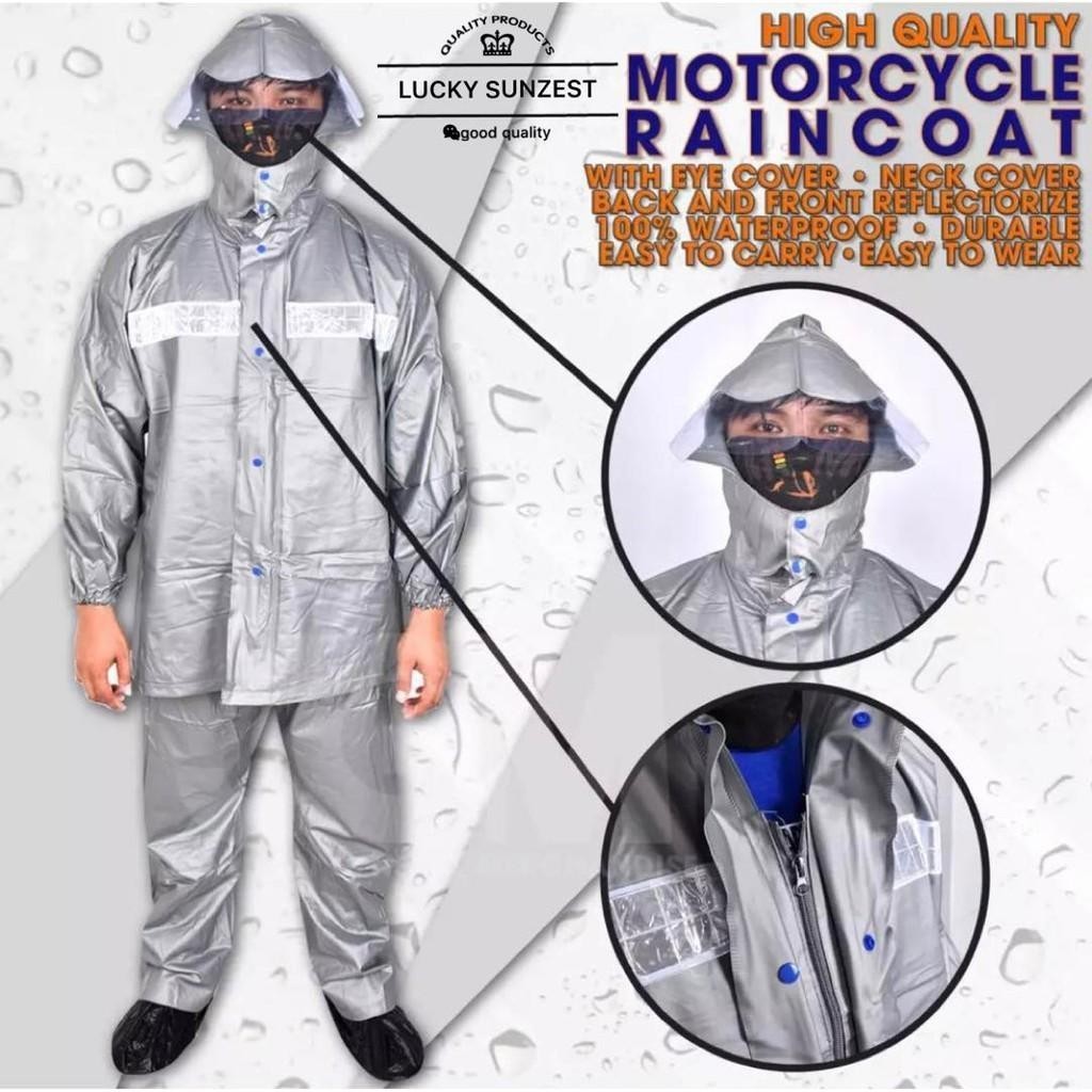 922 Titanium Raincoat Rubberized Makapal Kapote Popular Waterproof Raincoat with Pants