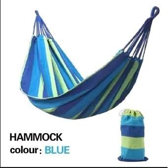 【COD】Portable hammock duyan Outdoor camping Hammock with Cotton Rope Canvas Storage Bag