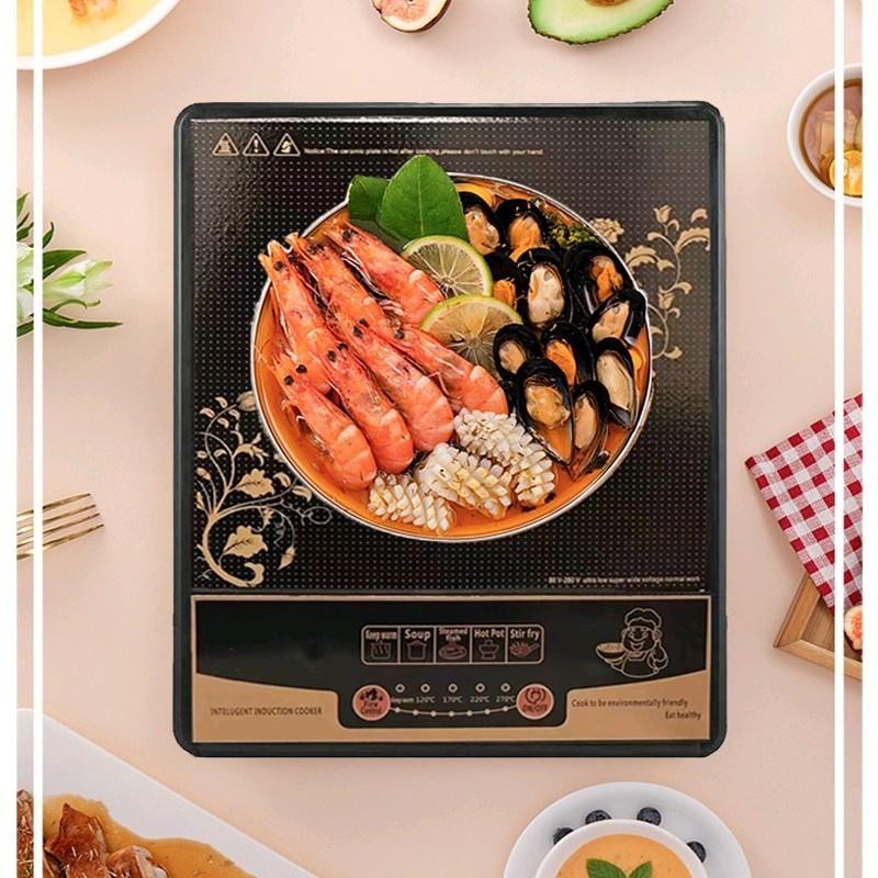 【COD】Multifunctional induction cooker Energy-saving/High-power Inverter/Glass Panel/Touch Screen