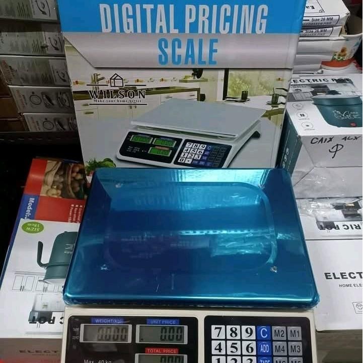 (40kg) Commercial Electronic LCD Digital Price Computing Weighing Scale for Food Fruits and Meats